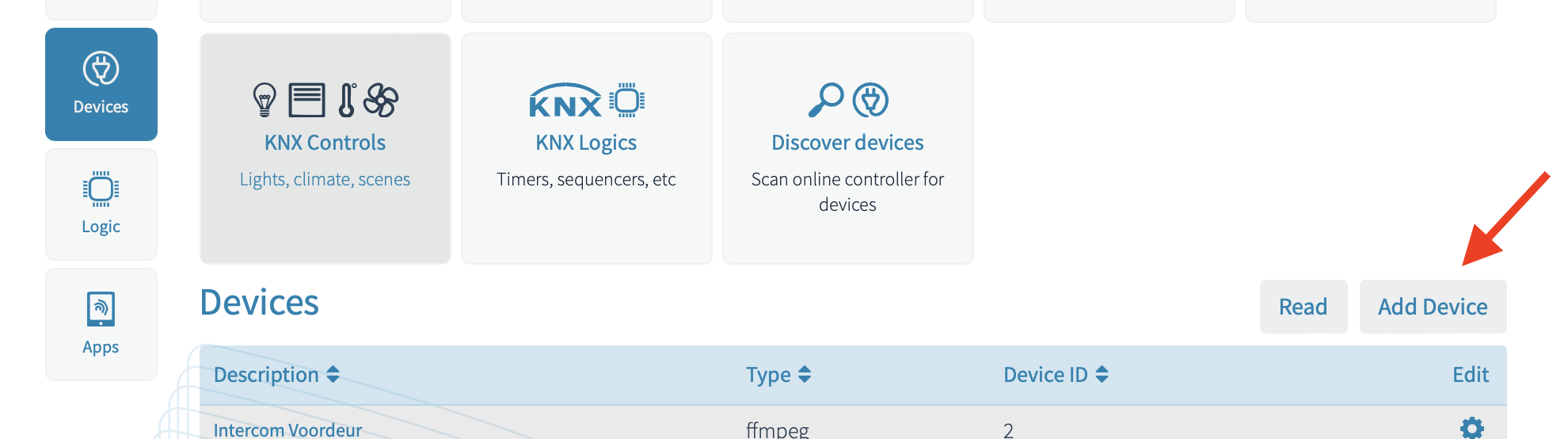 Portal - add device